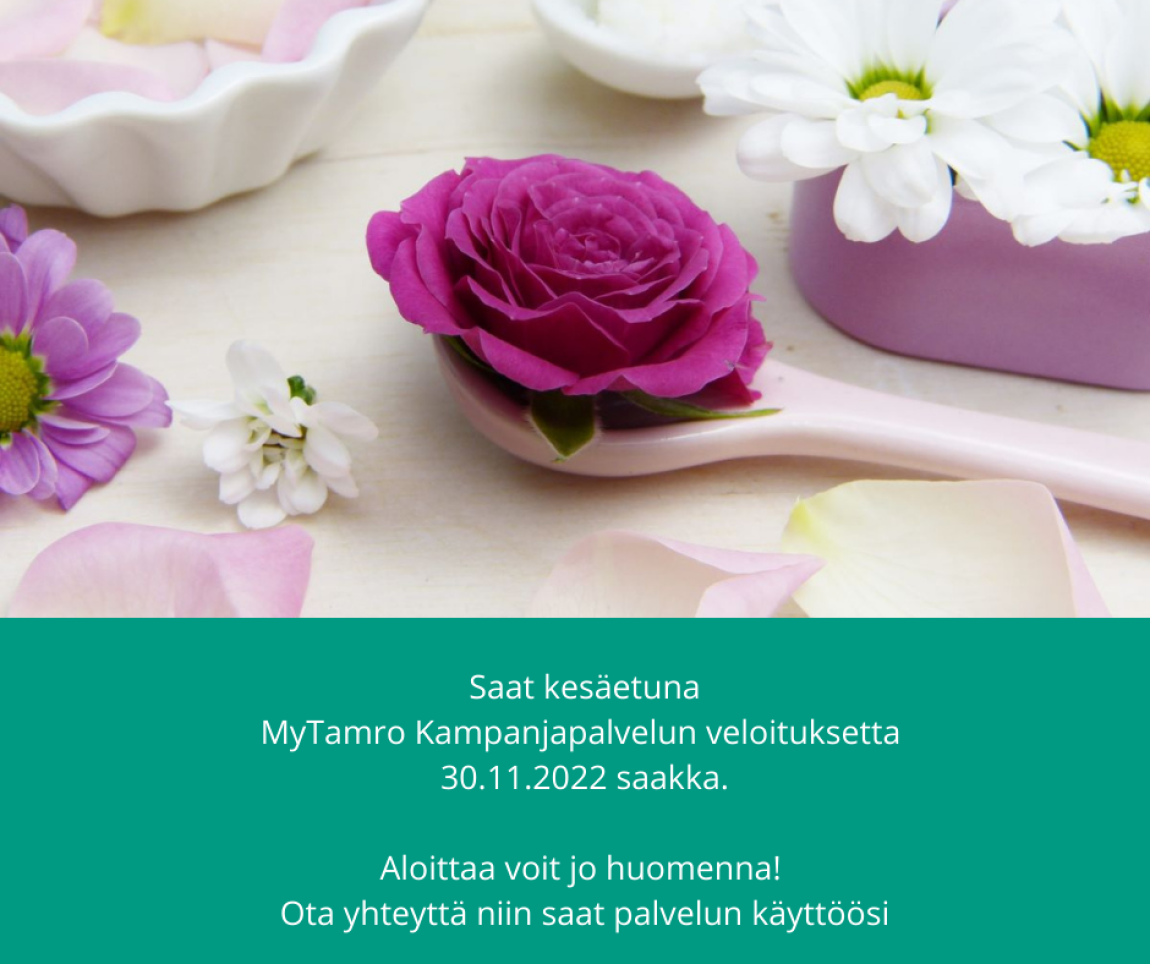 MyTamro kampanjapalvelu promo
