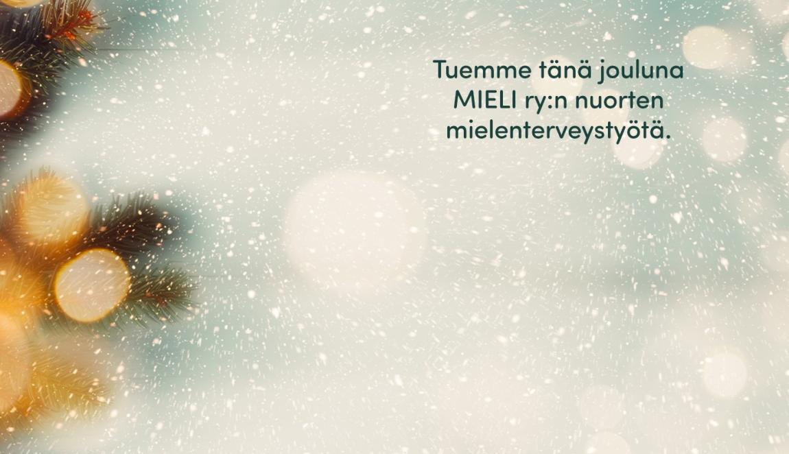 Joululahjoitus Mieli ry