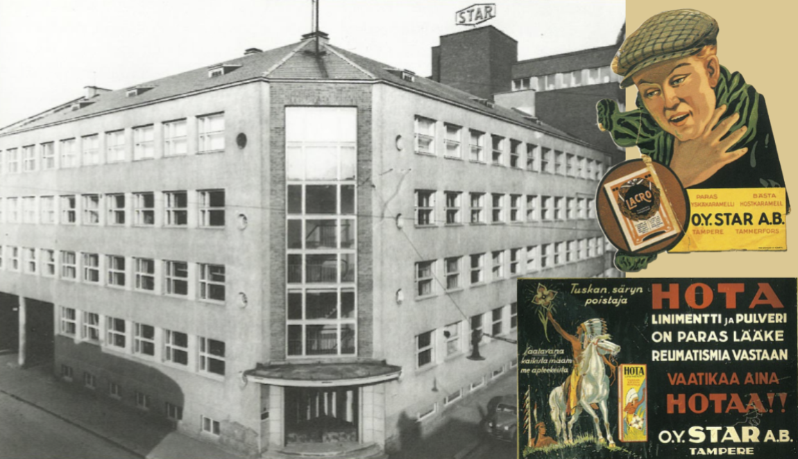 Lääketehdas Star perustettiin vuonna 1922